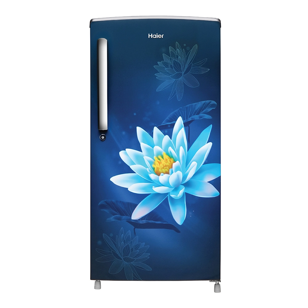 Haier 175L 2 Star Direct Cool Single Door Refrigerator with Toughened Glass Shelf - HRD-1962CBL-N